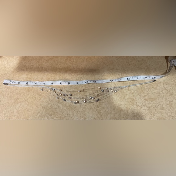 Honora:  Wire multi color string fresh. Water pearls about/ approximately 18” i - Picture 7 of 8